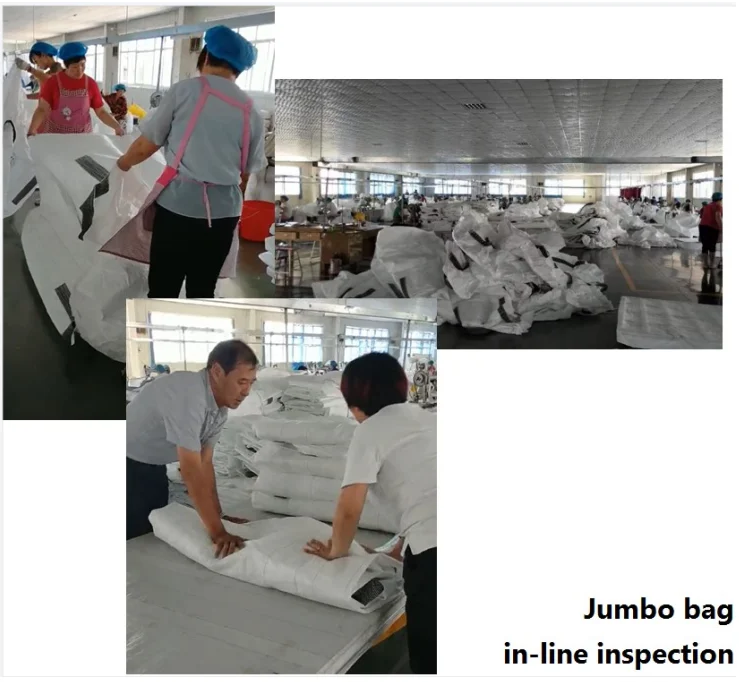 Inspectie van jumbozakken